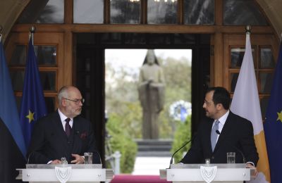 Cyprus, Estonia Presidents meet to strengthen ties