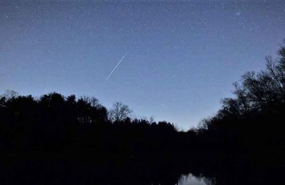 The Lyrid meteor shower can best be seen in the northern hemisphere on the weekend