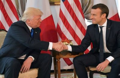 Trump and Macron want to shake on it