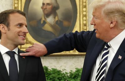Trump and Macron hit it off