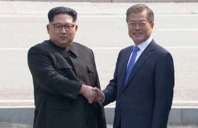 Two Koreas meet
