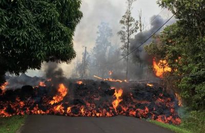 Volcano erupted in Hawaii