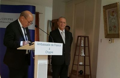 France awards former foreign minister of Cyprus the medal of the National Order of the Legion of Honour 