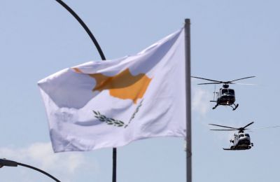 Greek Cypriots celebrated Independence Day in the Republic of Cyprus with a Monday military parade
