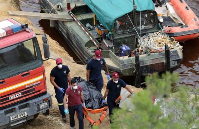 Man finds himself in a crappy situation after falling into septic tank