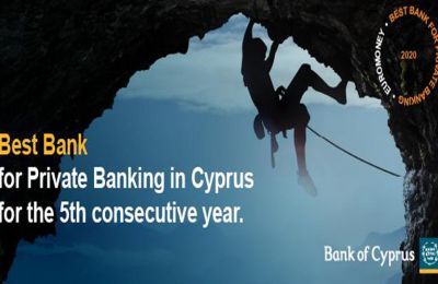 Bank of Cyprus: The “Best Bank for Private Banking”