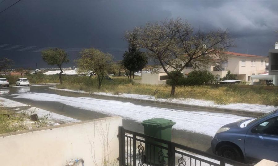 Thunderstorms hailstorms and grim weather across Cyprus KNEWS