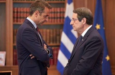 Leaders of Cyprus, Greece talk strategy