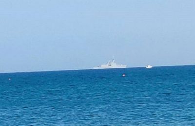 French La Fayette frigate spotted off Larnaca coast