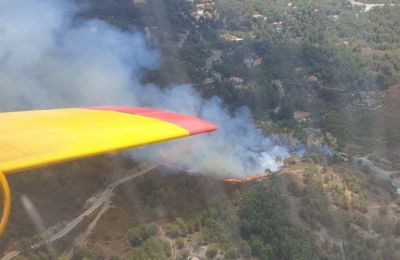 Massive effort underway in Paphos fires