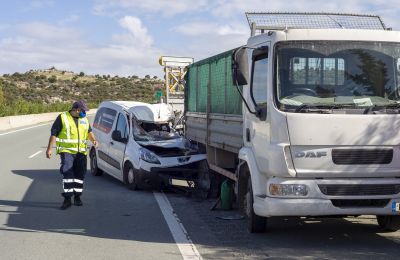 Road worker dies in freak accident