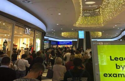 Paphos mall floods with shoppers on eve of shutdown