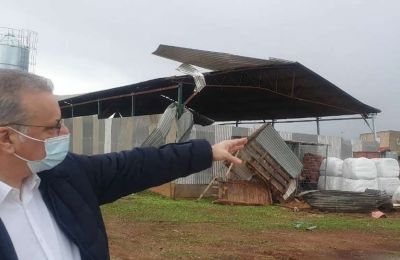 Tornado leaves some 15 homes in Nicosia outskirts uninhabitable