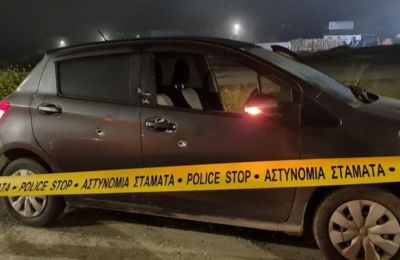 Car riddled with bullets in Nicosia