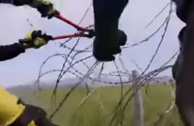 Fence wars break out near buffer zone