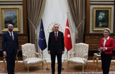 EC head taken aback as Erdogan and Michel snap up the chairs