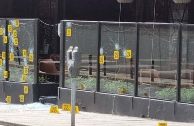 Restaurant in Nicosia centre heavily gunned