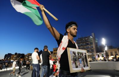 Palestinians rally in Nicosia but show not strong