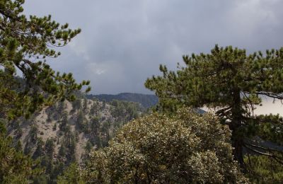 Rain clouds looming over inland Cyprus