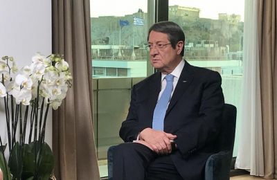 Cypriot president points finger at UK and UN