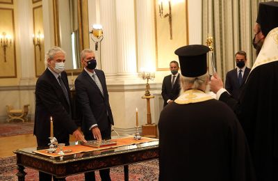 Christos Stylianides sworn in as Minister