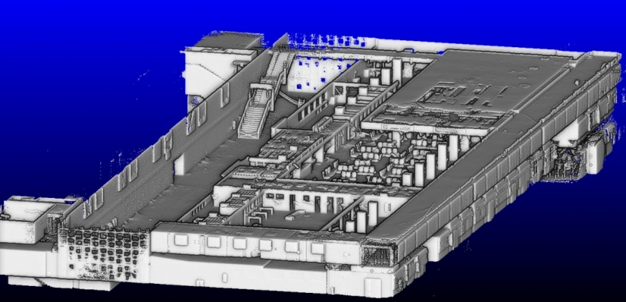 Nicosia Airport terminal Building 3D model