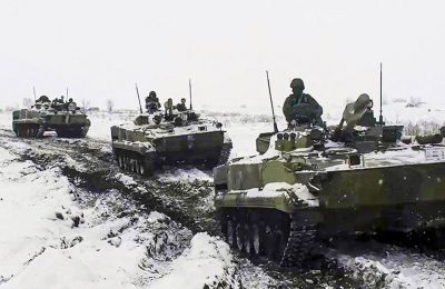 Russia has surrounded Ukraine on three sides