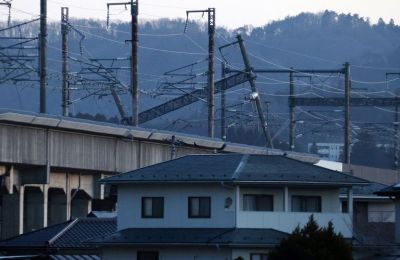 Luminous glow in the skies of Japan immediately before 7.4 magnitude earthquake hits