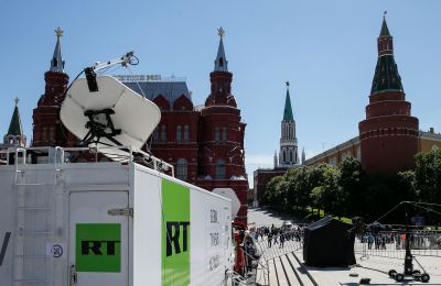 UK revokes Russian channel RT's licence, citing links to Kremlin