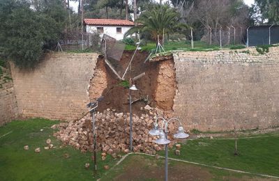 Walls go up as wall comes down in divided Nicosia