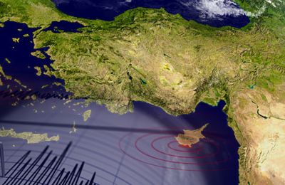 Land earthquake and aftershocks hit Cyprus