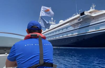 Superyacht in Ayia Napa highlights tourism makeover