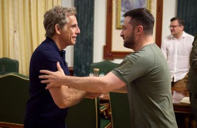 Ben Stiller to Zelensky, 'You are my hero'