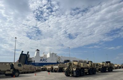 ‘Largest transfer of military equipment ever’ at northern Greek port