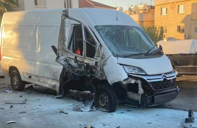 Driver survives car bomb attack in Oroklini