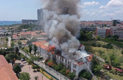 Grief over fire at Istanbul’s Balikli Greek Hospital