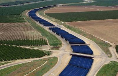 California to cover canals with solar panels to fight drought