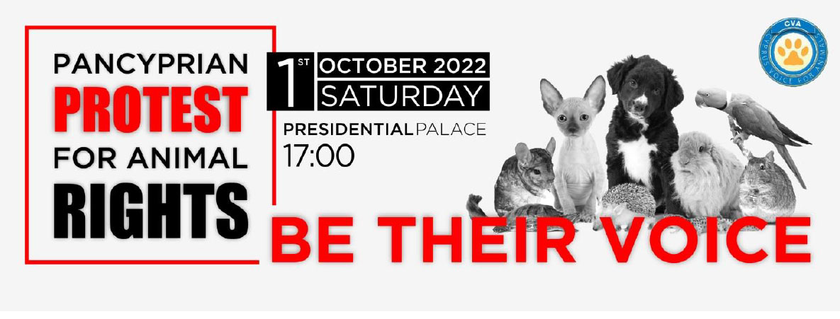Cyprus Voice for Animals to hold protest at Presidential Palace on Oct 1st,  KNEWS