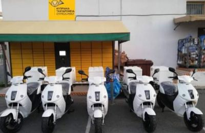 Cyprus post offices to receive 210 electric scooters by 2025