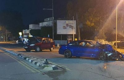 Woman driver dies in violent collision in Limassol