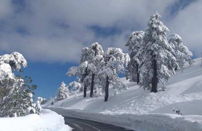 Showers, storms, and mountain snow