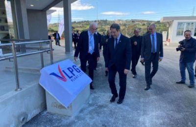 Anastasiades inaugurates gas terminal in Vasiliko