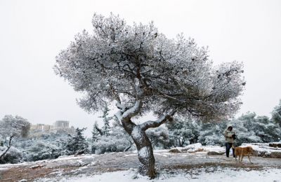 Athens snowstorm causes traffic chaos, shuts schools and shops