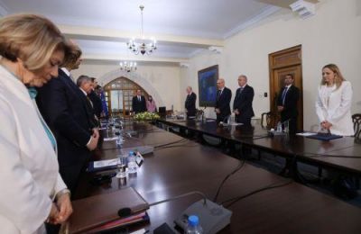 First meeting of the new Cabinet held today