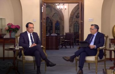 Nikos Christodoulides gives interview to Greek state television, talks Cyprus Problem, EU, energy, Turkey, Ukraine, NATO