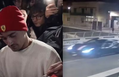 F1's Leclerc chases watch thieves in custom Ferrari, caught on video