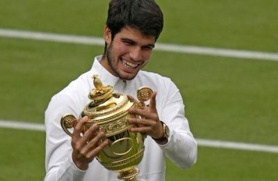 Carlos Alcaraz, the new Wimbledon championship's winner