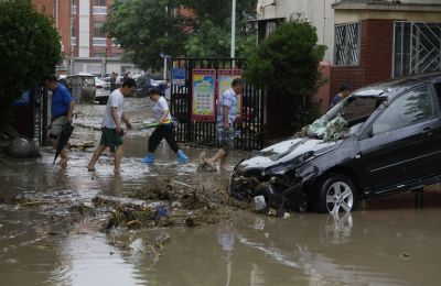 Chinese capital hit by deadly floods: 20 dead, 27 missing