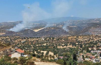 Limassol fire under control as support aircraft depart