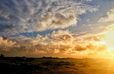 Sunshine and breezy conditions await